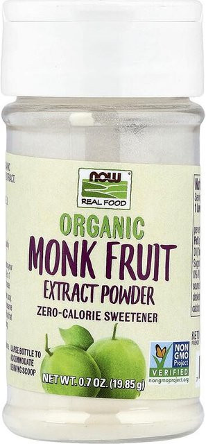 NOW Real Food Bio-Mönchsfruchtextraktpulver 19,85 g - Bild 1