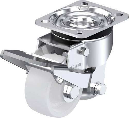 Blickle Heberolle HRLK-SPO 80G-HN in Silber, Rad-Durchmesser: 80 mm, Tragfähigkeit: 250 kg - Bild 1