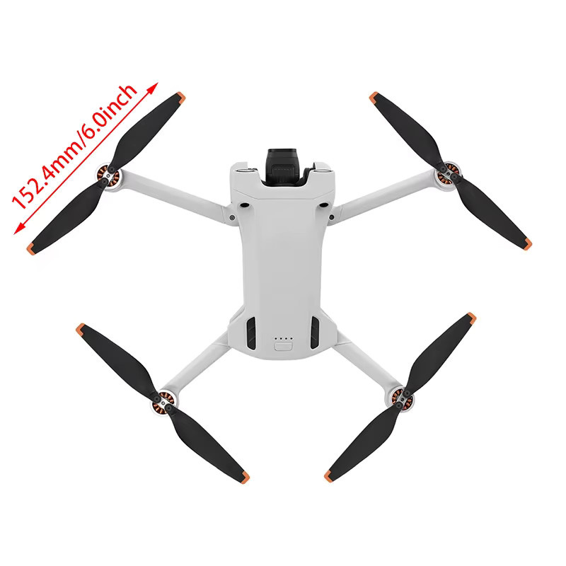 DJI 6030 Propeller Set für Mini 3 und Mini 3 Pro, 8 Stück geräuscharme Ersatzflügel in Silber mit Schnellverschluss - Bild 2