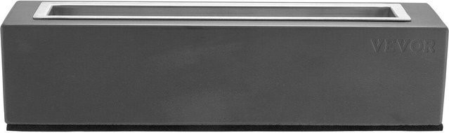 Tischfeuerstelle aus Beton und Edelstahl von Buying Solutions, MB in Hellgrau, Quadratisch, B/T/H: 38 x 38 x 13,5 cm - Bild 1