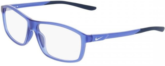 Nike 7291 Brillengestell, Unisex, Vollrand, rechteckig, Kunststoff, blue - Bild 1