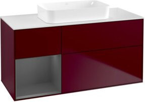 V&B Waschtischunterschrank Finion in Anthrazit Matt, B/T: 120 x 60 cm - Bild 1