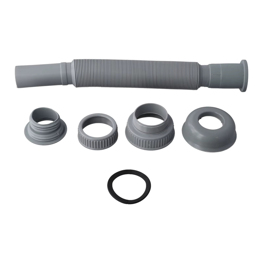 LEENKEA Küchenspüle-Abflussrohr Set mit erweiterbarem Verbindungsschlauch für 32/45/56 mm Schnittstellen - Bild 1