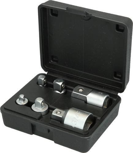Brilliant Tools BT024006 Steckschlüssel-Adapter-Set aus Chrom-Vanadium in Silber, 6-teilig - Bild 1
