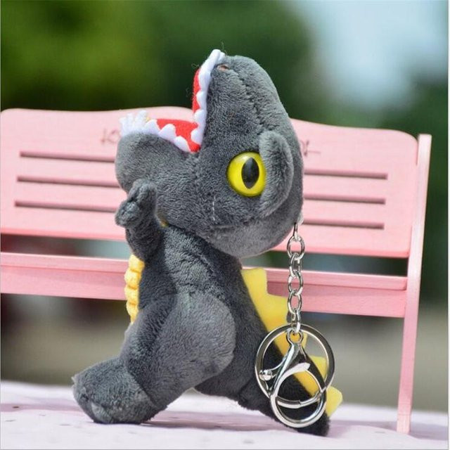 BC Pet Supplies Dinosaurier Plüsch Spielzeug, Grau, 13cm, ab 6 Jahren - Bild 1