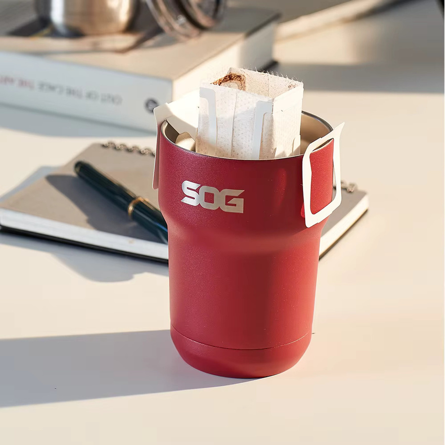 SOG Thermo-Kaffeebecher aus Edelstahl mit Doppelwand-Vakuumisolierung, Silber, 350 ml - Bild 3