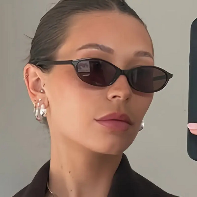 CAIPAI Cat-Eye Brille, Vollrand, Kunststoff, schwarz, Damen - Bild 1