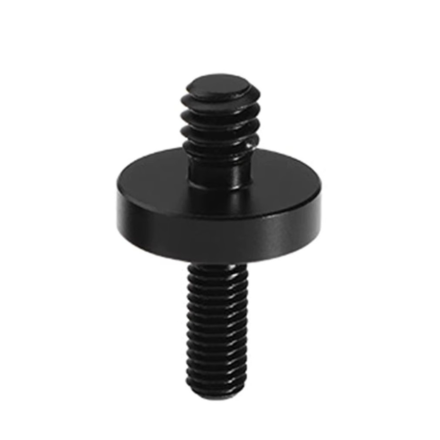 Adapter von 1/4-Zoll-Stecker auf M5-Stecker in Schwarz für Stativhalterungen und Kameras - Bild 2