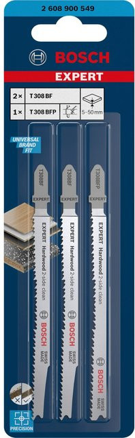 Bosch Expert Stichsägeblatt-Set aus Bimetall für Holz, 3-teilig, Silber - Bild 2