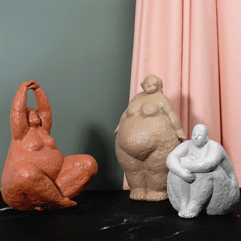 Yiran Furniture Yoga Ornament aus Harz im europäischen Luxusstil zur Dekoration für dein Yoga Studio oder Wohnzimmer - Bild 1