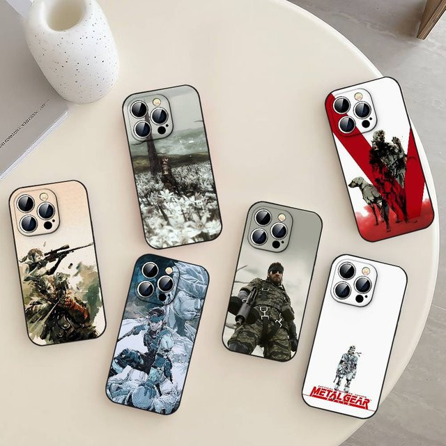 Metal Gear Solid Handyhülle für iPhone 11 bis iPhone 17 Pro Max, matte weiche Silikonhülle, Multicolor - Bild 1