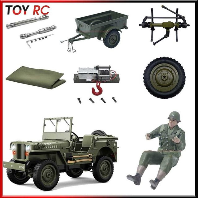Jjrc Willis Off-Road Jeep, RC Fernbedienung Auto Modifikation Zubehör - Bild 1