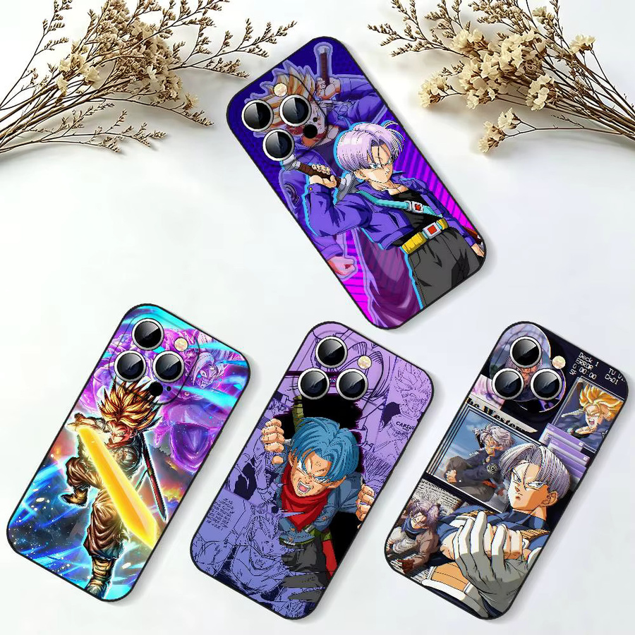 Stoßfeste Handyhülle Dragon Ball Future Trunks in Schwarz für iPhone 11 bis iPhone 17 Modelle - Bild 2