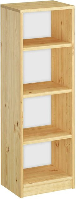 Erst-Holz Massivholzregal aus Kiefer mit Rückwand, Breite: 120 cm, Tiefe: 40 cm, Höhe: 30 cm - Bild 1