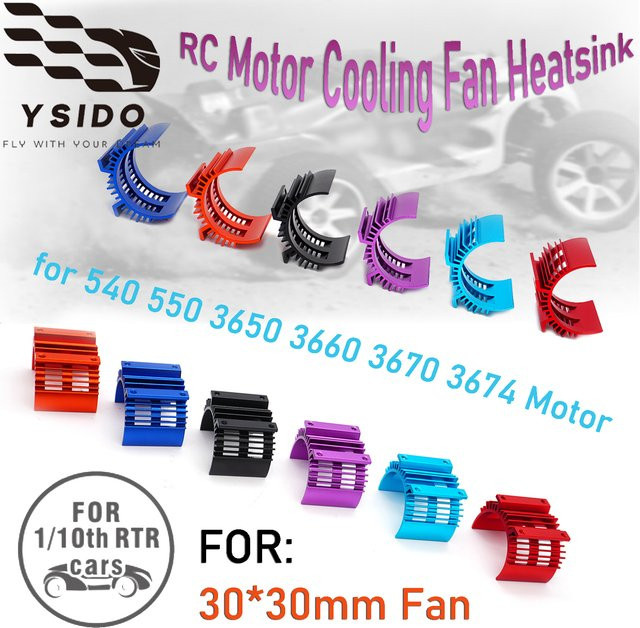 YSIDO RC Motor ESC Lüfter Kühlkörper, 36 mm, für 1/10 Traxxas Axial RC Modellauto - Bild 1