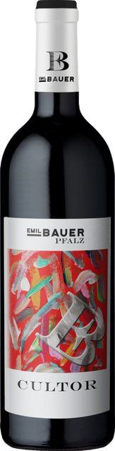 Bauer Cultor Cuvee Rotwein, Cabernet Franc/Cabernet Sauvignon/Malbec/Merlot/Carménère, Pfalz, 2017, trocken, 0,75 l - Bild 1