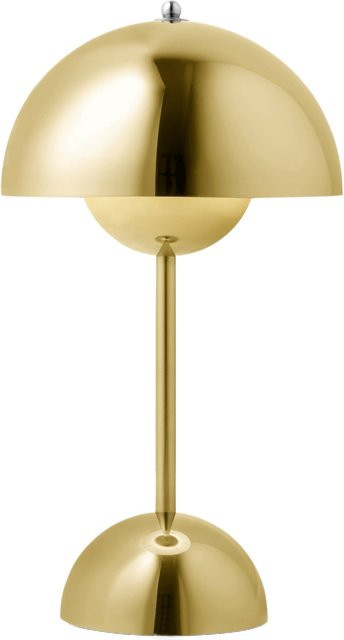 &Tradition Flowerpot VP9 Akku Tischleuchte in Gold/Messing, dimmbar und modern - Bild 1