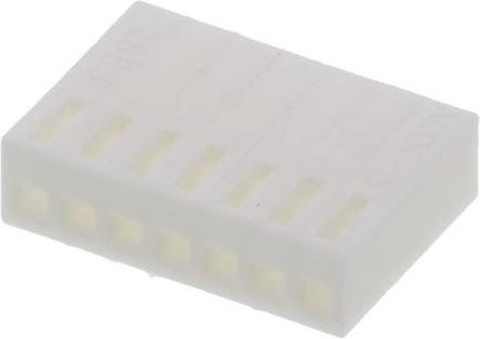 Molex Buchsengehäuse-Kabel in Weiß mit 7 Polen und 2,54 mm Rastermaß - Bild 1