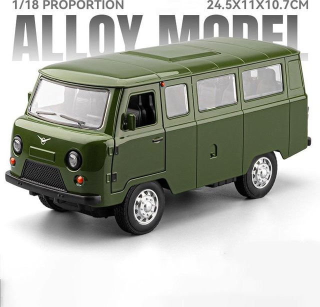 Linyi toy car Uaz Traveler MPV Legierungs Van, Modell, 1:18, mit Licht und Ton, ab 18 Jahren - Bild 1