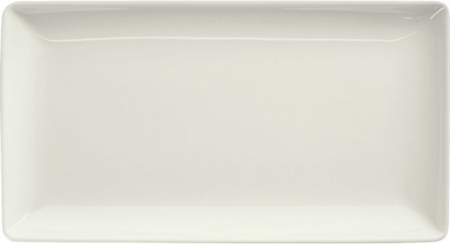Vega Opus Servierplatte aus Porzellan, Elfenbein, 4er Pack, B/T/H: 18,3 x 34 x 2,4 cm - Bild 1