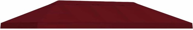 vidaXL Pavillon-Blendenbezug aus Polyester in Bordeauxrot, Breite: 600 cm, Höhe: 300 cm - Bild 1
