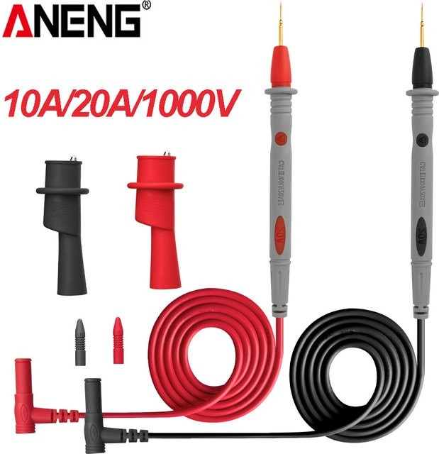 ANENG Multimeter-Messleitungen PT1031/32/35 mit Sharp Needle Probes für Multi-Tester und Multimeter-Pens - Bild 1