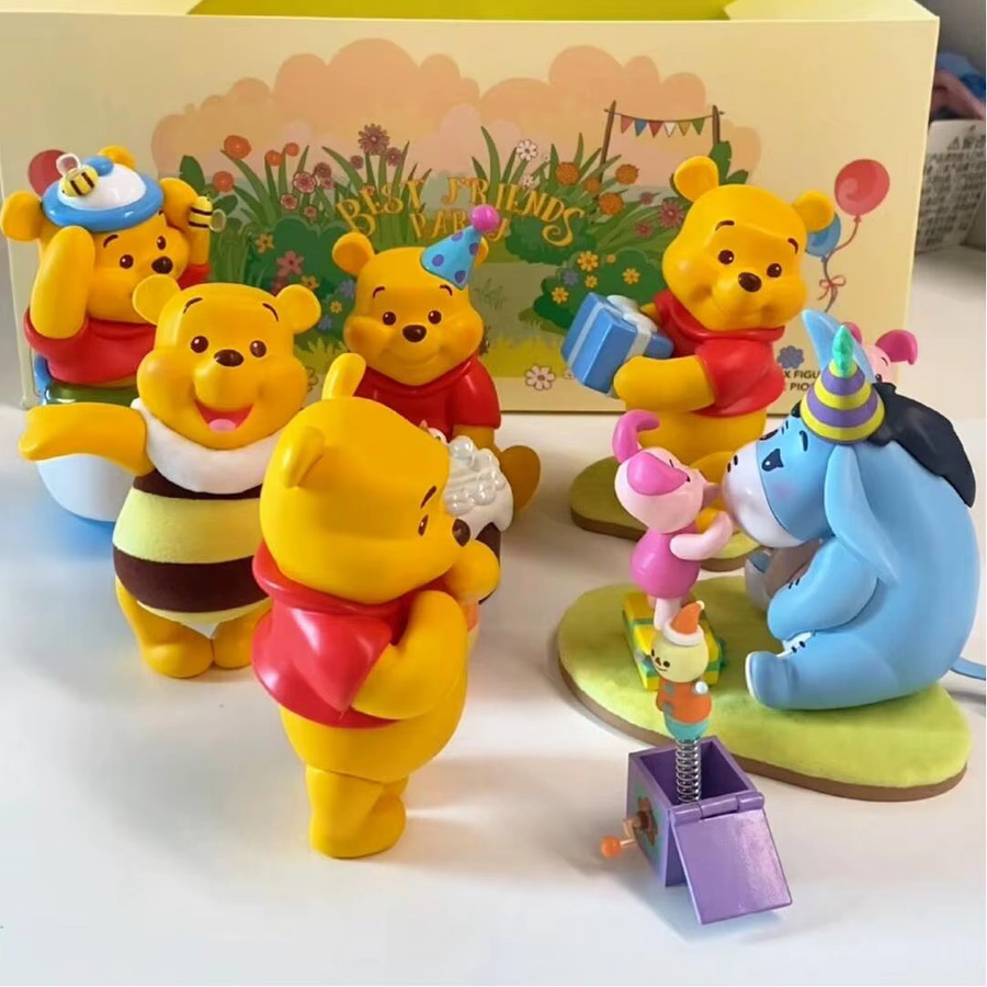 Disney Winnie The Pooh Best Friend Party Series, Winnie Bear, Actionfigur, Puppe, Mystery Box - Bild 1