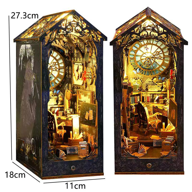 Battoom DIY-Buchnischen-Bausatz, 3D-Puzzle, Holz, ab 14 Jahre - Bild 5
