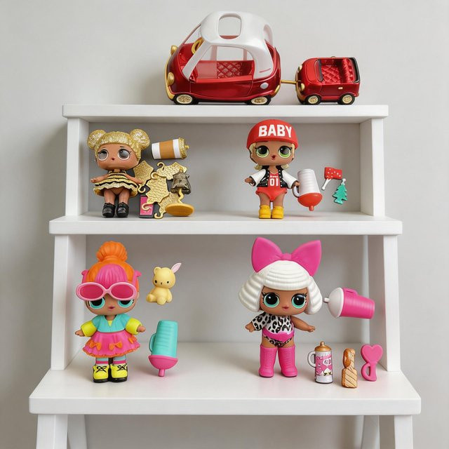 Potdemiel LOLS Queen Bee Auto-Set, Puppen, 4-teiliges Set - Bild 1