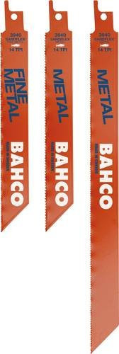 Bahco Sägeblatt-Set 3940-METAL-SET-5P für Stichsägen aus Bimetall in Orange, 5 Stück - Bild 1