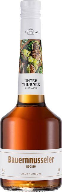 Unterthurner Bauernnusseler Classic Likör, Südtirol, 39% Vol., 0,7 l - Bild 1