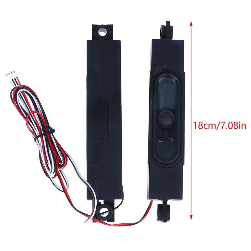 KOQZM 1 Paar Passive LCD-TV-Lautsprecher, 8 Ohm, 10W, Schwarz - Bild 5