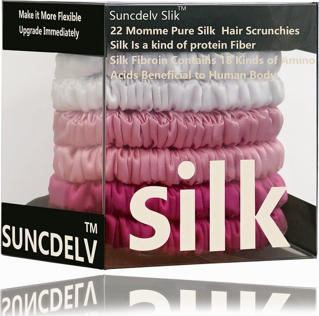 Yanrong Haargummis aus 100 % Seide, 6 Stück, Unisex - Bild 1