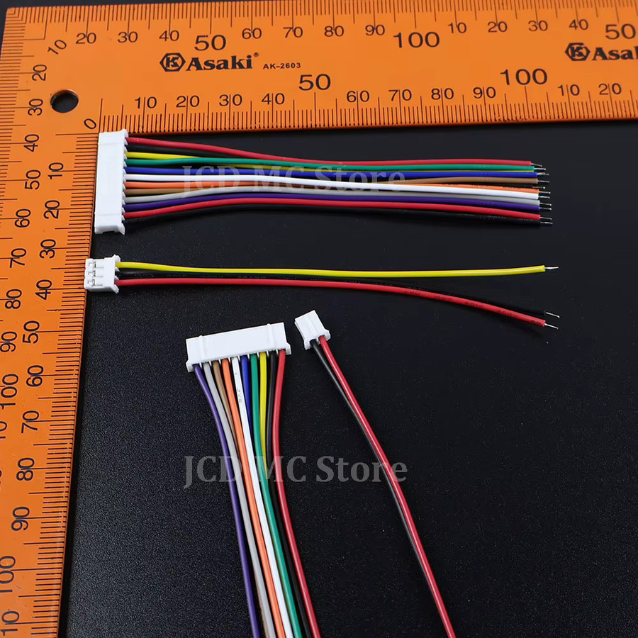 10 Stück Steckverbinder Set mit Abständen 1,0mm, 1,25mm, 1,5mm, 2,0mm und 2,54mm inklusive Buchsenstecker mit 2 bis 12 Polen - Bild 3