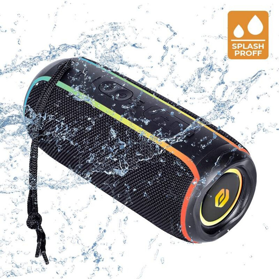 Denver Bluetooth Lautsprecher BTV-222NRB Schwarz H: 21,9 cm, B: 9,1 cm - Bild 2