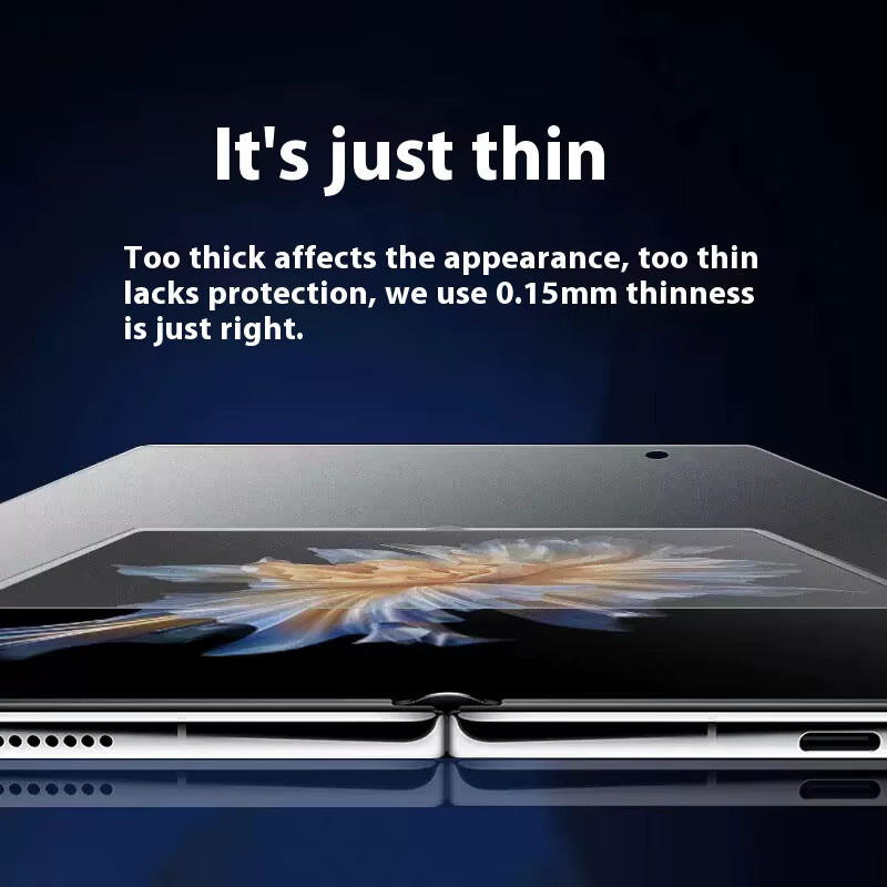 3-in-1 Hydrogel-TPU-Displayschutzfolie für Honor Magic V3, Magic V, Magic Vs und Magic v2, matt und transparent, inklusive Scharnieraufkleber - Bild 2