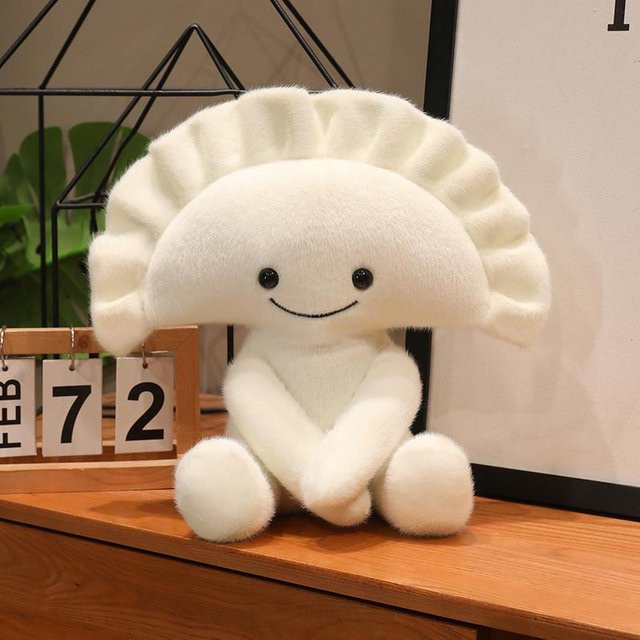 Yiran toy Polnischer Knödel Plüschtier, Weiß - Bild 1