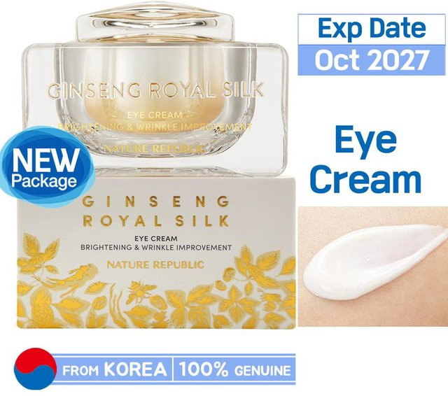 Nature Republic Ginseng Royal Silk Augencreme, 25 ml, Empfindliche Haut - Bild 1