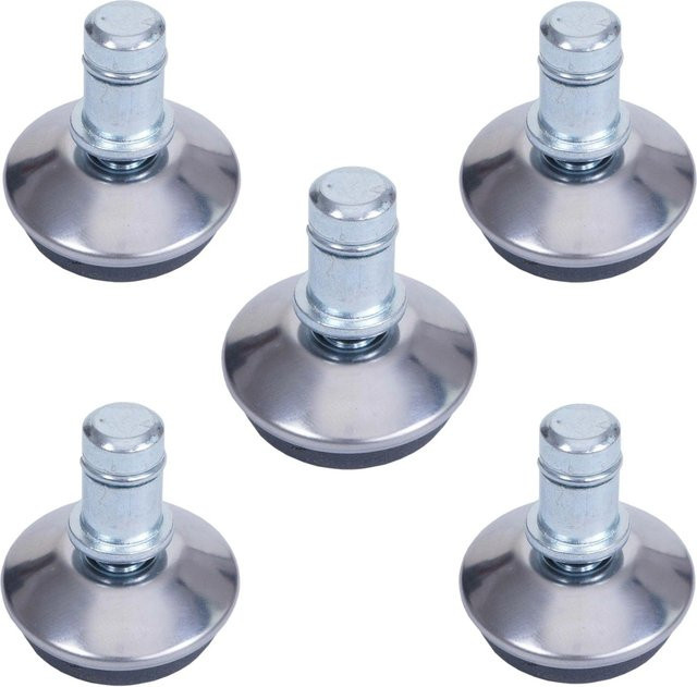 MCW 5er-Set Bodengleiter K74 in Silber mit 11mm Durchmesser - Bild 1