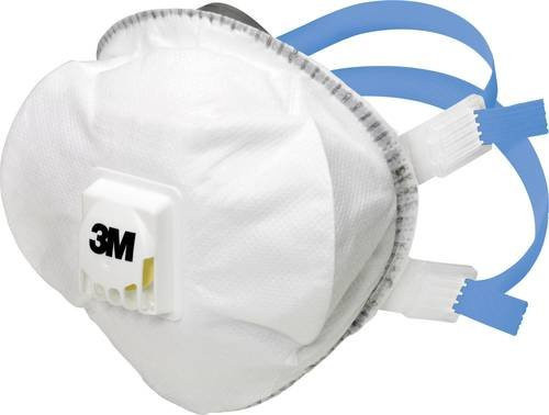 3M Feinstaubmaske 8825+ FFP2 R D mit Ventil, Weiß, 5 Stück - Bild 1