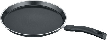 b-nature Crepe-Pfanne mit Antihaftbeschichtung in Schwarz und Grün, Durchmesser: 25 cm - Bild 1