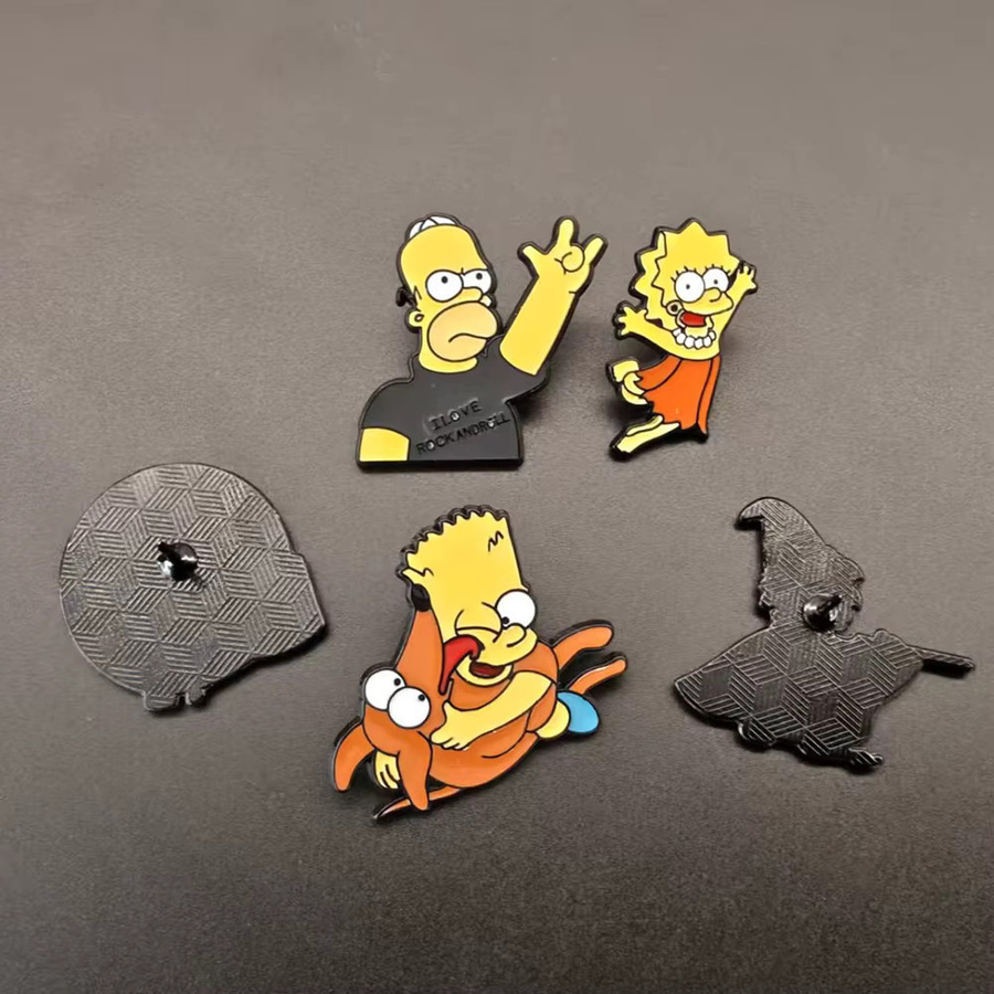 The Simpsons Pins-Set, 5-teilig, Metall-Emaille, Bunt - Bild 2