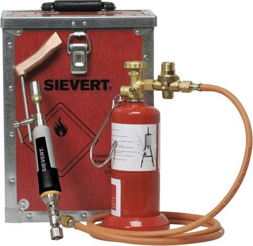 Sievert PRO 95 TITANIUM Weichlötgarnitur für Gas, Rot - Bild 1