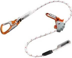 SKYLOTEC Halteseil Ergogrip SK12 Attack/OvaloyTri Alu in Weiß, Länge: 1,5 m - Bild 1