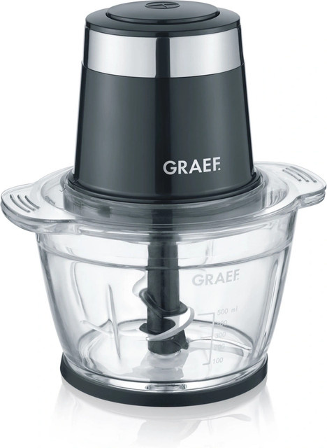 Graef CH502EU Zerkleinerer mit Glasbehälter in Schwarz - Bild 1
