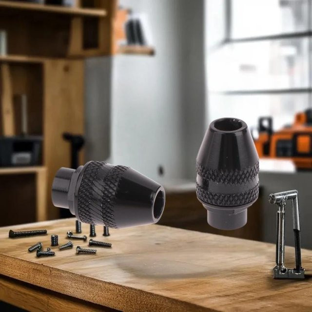 JETTING Keyless Bohrfutter Multi-Chuck für elektrische Schleifwerkzeuge und Drehwerkzeuge, Spannbereich 0,3-3,2 mm - Bild 1