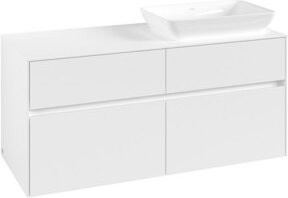 V&B Waschtischunterschrank Collaro mit WT rechts, Farbe: Weiß matt, B/T/H: 120 x 54,8 x 54,8 cm - Bild 1