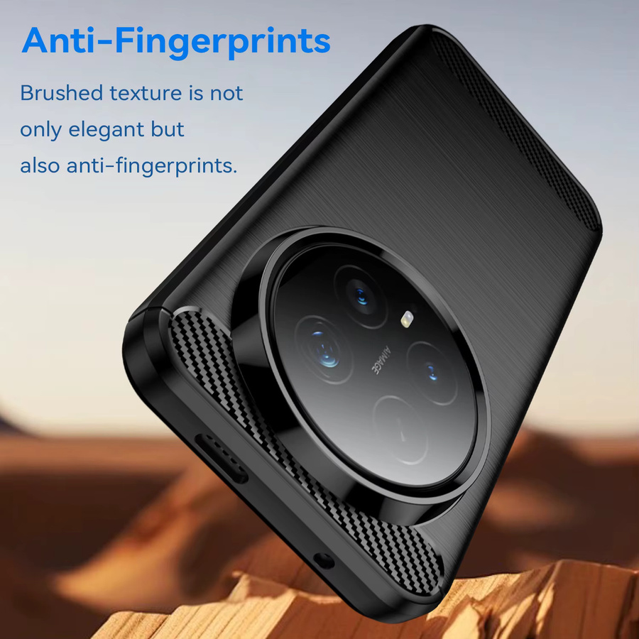 Stoßfeste Silikon-TPU Schutzhülle für Honor Magic 8 Pro 5G und Magic 8 5G in Schwarz - Bild 2