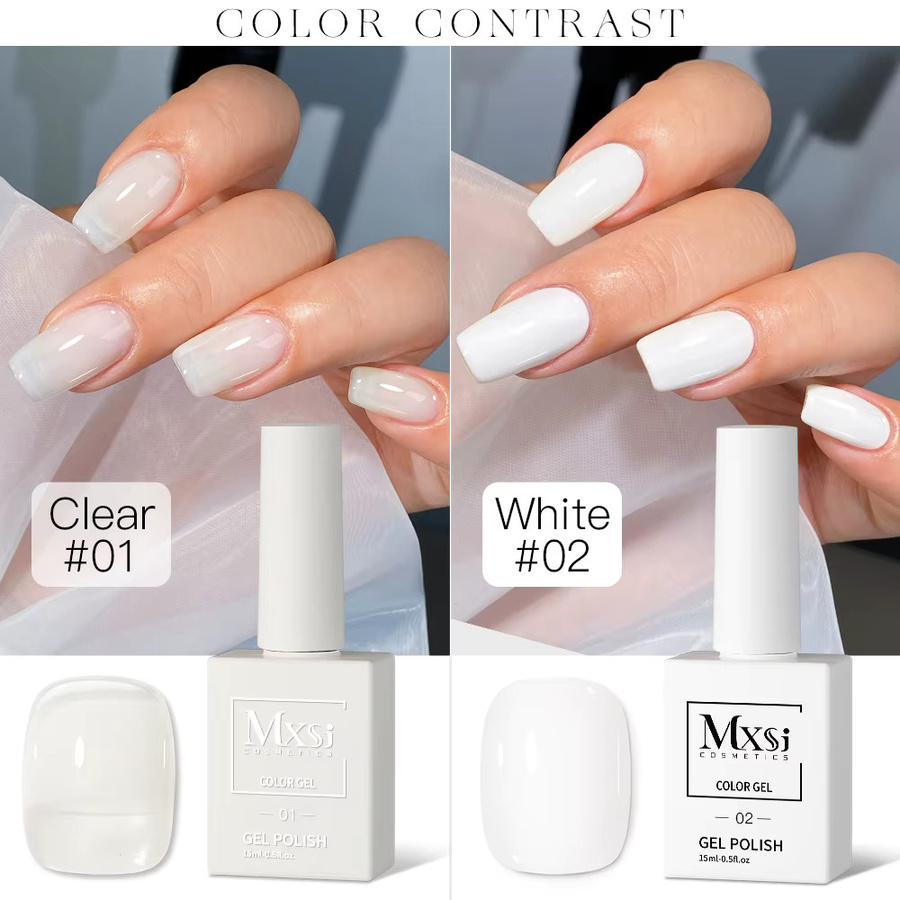 Mxsi Color Nagelgel Soak Off UV, 15 ml, glänzend - Bild 4