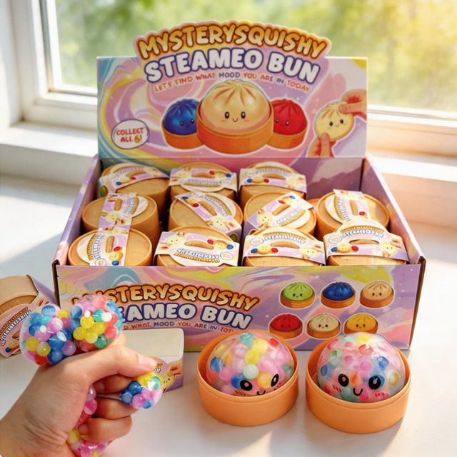 Sega Dumpling Squishy, Überraschungsbox, Stressabbau-Sensorik-Quetschspielzeug - Bild 1